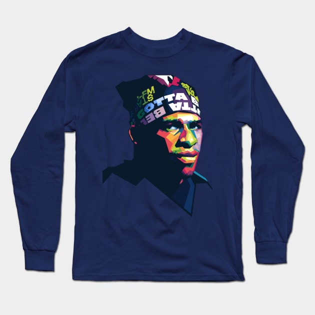 Deion Sanders WPAP Long Sleeve T-Shirt by Alkahfsmart